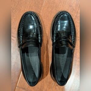 Freda Salvador Elba Penny Loafers Black Size 7